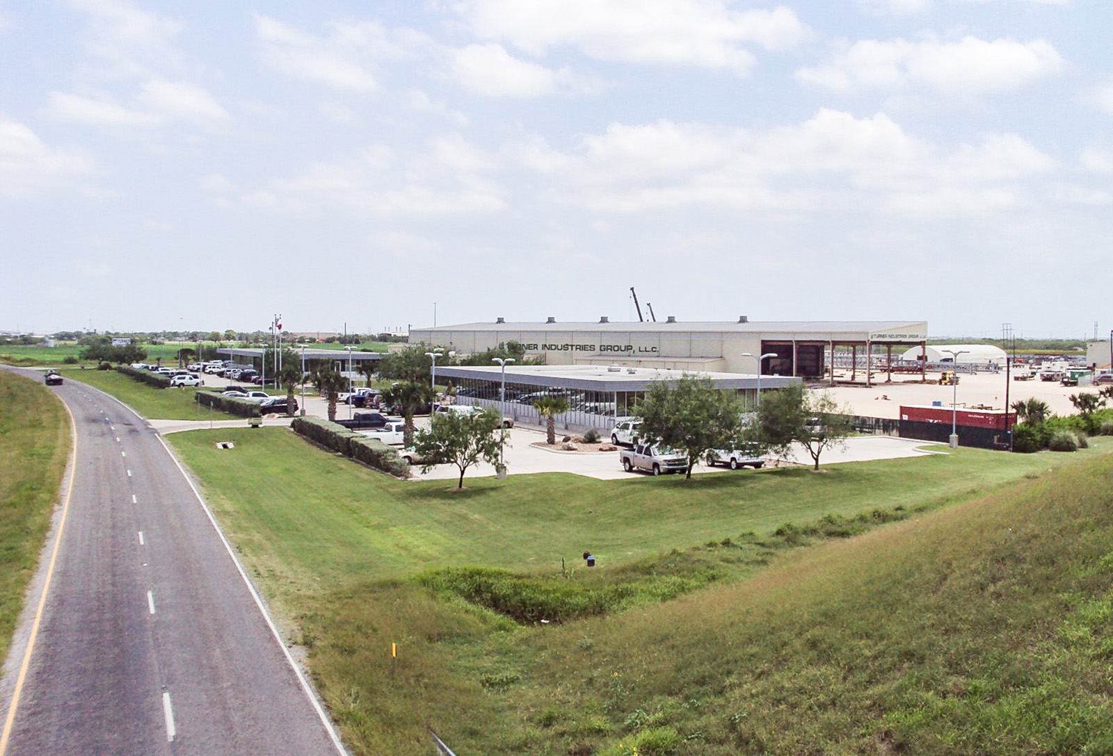 Exterior of Corpus Christi facility.