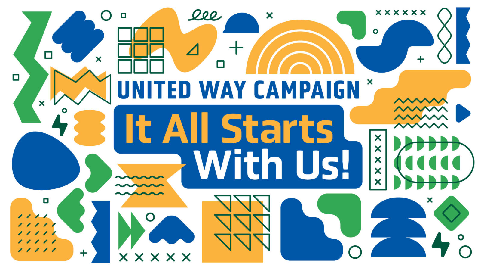 A graphic for the United Way Campaign.